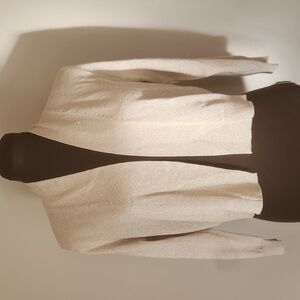 Calvin Klein cropped shrug, gold